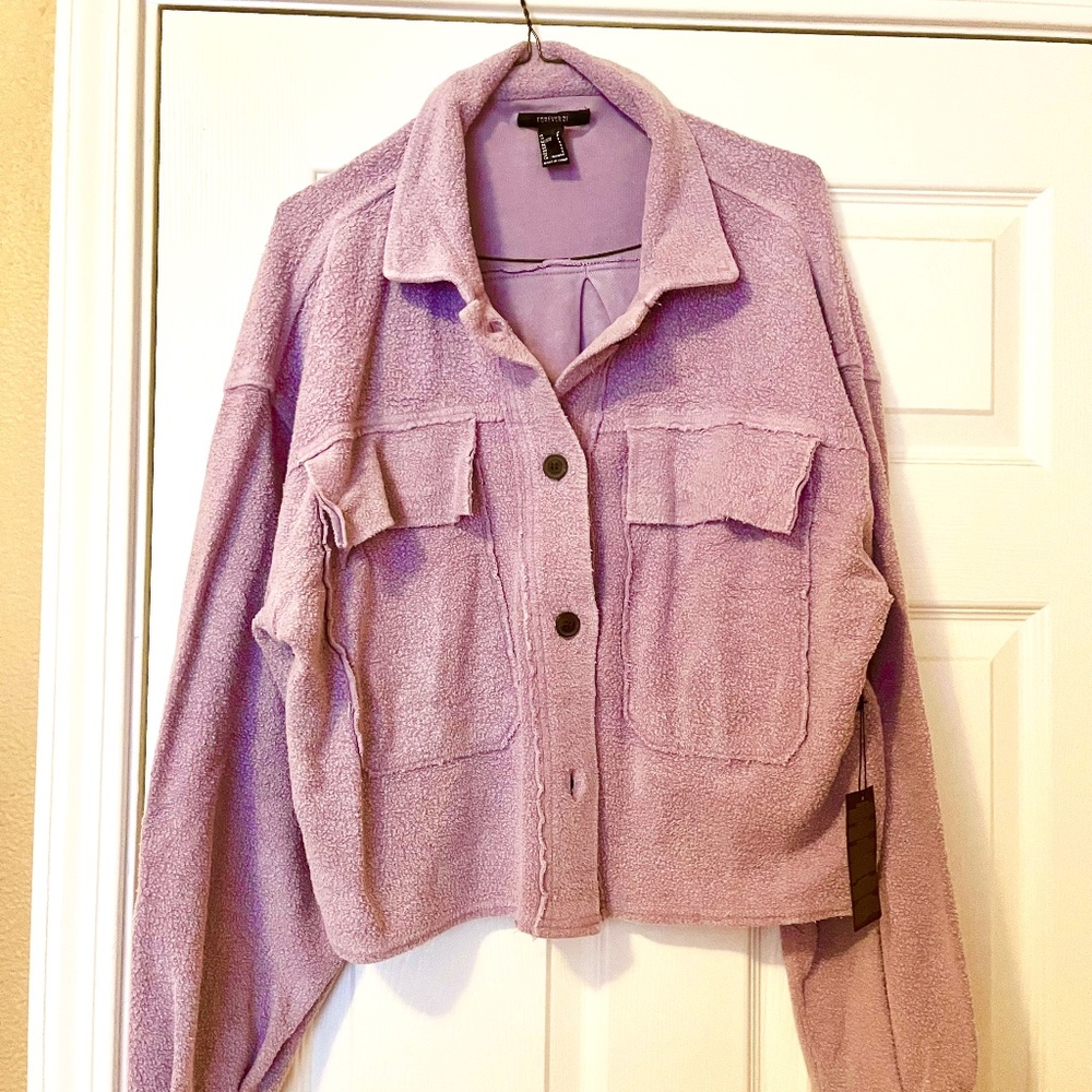 FOREVER21 cropped shacket